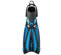 TUSA SF0114 SOLLA Fins with Bungee Strap Fishtail Blue Large