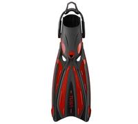 TUSA SF0114 SOLLA Fins with Bungee Strap Metallic Red Medium