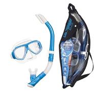 Tusa Sport Adult Splendive Mask and Snorkel Combo, Fishtail Blue