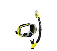 Tusa SPORT Dive Mask and Snorkel Set ADULT PRO (UC3325) Black/Flash Yellow
