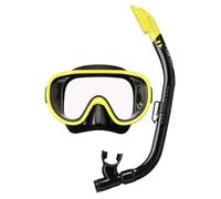 TUSA SPORT UC0110 Mask and Snorkel Set Adult - Black/Yellow