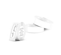 TuSamper D30 Label Tape 3 Rolls White Thermal Sticker Paper Compatible with Phomemo D30 Printer 12mm x 40mm Label Maker Tape Refills Self-Adhesive Thermal Labels 160 Pcs/Roll