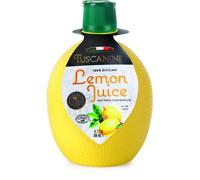 Tuscanini 100% Sicilian Lemon Juice, Not from Concentrate, 200ml Lemon Shaped Convenient Squeeze Bottle | No Water Added | Product of Italy | Certified Kosher (Including Passover)