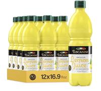 Tuscanini 100% Sicilian Lemon Juice, Not from Concentrate, 500ml | No Water Added | Convenient Size, Fits Nicely in Refrigerator | Product of Italy | Certified Kosher (Including Passover) (Pack of 12)