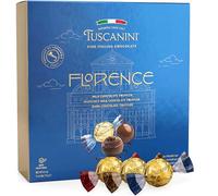 Tuscanini Fine Italian Chocolate Truffles Gift Box (15 Truffles) | Assorted Milk, Dark & Hazelnut Milk Truffles | Imported from Italy | Ready-to-Gift | Perfect for Valentines
