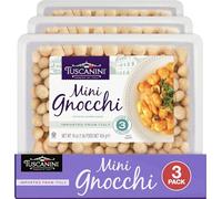 Tuscanini Mini Gnocchi 454g (Pack of 3) | Mini Potato Dumplings | Imported from Italy, Low Fat, Ready in Minutes | Kosher