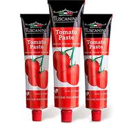 Tuscanini Premium Double Concentrated Tomato Puree Tube, 200g (3 Pack) Made with Premium Italian Tomatoes, Gluten Free, Non-GMO, Kosher