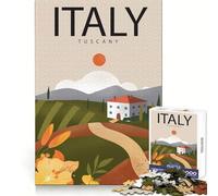 Tuscany 1000-piece Puzzle for Adults Smart Exercise Soft Distraction Accurate Edges (38x52cm)