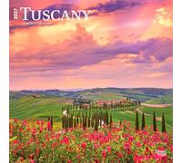 Tuscany 2027 12 X 24 Inch (Hanging) Monthly Square Wall Calendar Plastic-Free