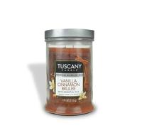 Tuscany Candle Vanilla Cinnamon Brulee Long-Lasting Scented Jar Candle, 18 oz