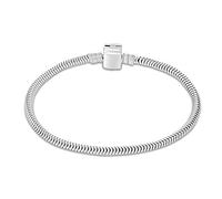 Tuscany Charms Women Silver Charm Bracelet of length 19cm