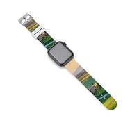 Tuscany Countryside Italy Smartwatch Replacement Band Compatible with IWatch Soft Silicone Wristbands Watch Strap 42mm/44mm
