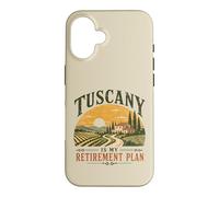 Tuscany Is My Retirement Plan Vintage Italy Sunset Case for iPhone 16
