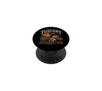 Tuscany Is My Retirement Plan Vintage Italy Sunset PopSockets Adhesive PopGrip
