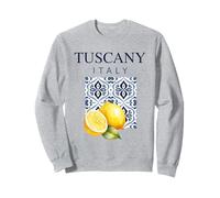 Tuscany Italy Italian Lemon Design Sweatshirt