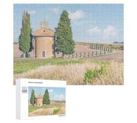 Tuscany Landscape, 500 PCS Jigsaw Puzzle for Adults, Gift for Winter Evenings; for Shared Table Time