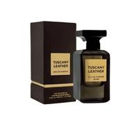 Tuscany Leather Eau De Parfum 80ml - Unisex Long Lasting Perfume with Notes of Raspberry, Suede, Amber & Leather - Bold and Elegant Fragrance for Mens & Womens