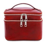 Tuscany Leather Eliot - Leather Toilet Bag - TL142045 (Red)