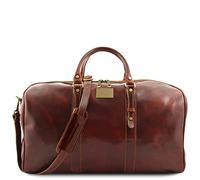 Tuscany Leather Francoforte Exclusive Leather Weekender Travel Bag