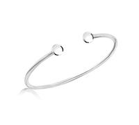 Tuscany Silver Charms Women Silver Bangle of length 7.80cm