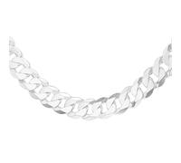 Tuscany Silver Unisex Sterling Silver 400 Flat Curb Chain 51cm/20'