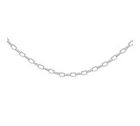 Tuscany Silver Women's Sterling Silver 2 mm Oval Belcher Chain Necklace of Length 51 cm/20 Inch