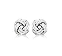 Tuscany Silver Women's Sterling Silver Knot Stud Earrings