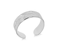 Tuscany Silver Women's Sterling Silver Plated Open Toe Adjustable Ring
