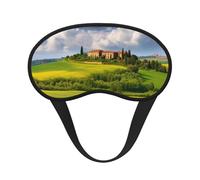 Tuscany Spring Sleep Mask for Side Sleeper, Blackout Eye Mask for Women Men, Zero Pressure Sleeping Masks Soft Breathable Eye Cover Comfortable Blindfold Eyeshade for Night Sleep