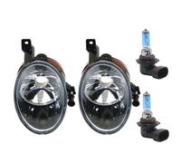 tusgt Front Bumper Fog Light For VW For Tiguan 5N 2007-2011 2 X Car Fog Light Assembly Lampshade With 9006 Halogen Bulb 100W 55W(100W)