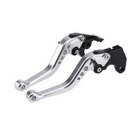 tusgt Motorbike Brake Clutch Lever for Kawasaki for Z650 for Z900 for NINJA650R for ER-6F for ER-6N 2017-2022 Motorcycle Long Brake Clutch Lever Short Handle(Short Silver)