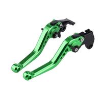 tusgt Motorbike Brake Clutch Lever for Kawasaki for Z650 for Z900 for NINJA650R for ER-6F for ER-6N 2017-2022 Motorcycle Long Brake Clutch Lever Short Handle(Short Green)