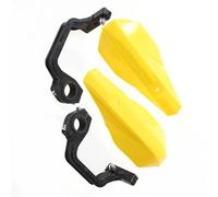 tusgt Motorcycle Hand Guards Cool Plastic Handle Bar Brush Hand Guards Handguard Protector Protection Dirt Bike Street Bike Motorcycle Motocross ATV Handguards Motorcycle(Yellow)