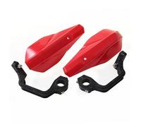 tusgt Motorcycle Hand Guards Cool Plastic Handle Bar Brush Hand Guards Handguard Protector Protection Dirt Bike Street Bike Motorcycle Motocross ATV Handguards Motorcycle(Red)