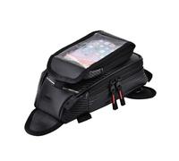 tusgt Motorcycle Storage Tail Bag Magnetic Motorcycle Tank Bag Small Fuel with Touchscreen Phone Pocket Leg Strap for Riding Travel