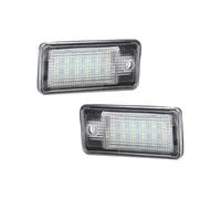 tusgt Number Plate Light For A3 S3 8P For A4 S4 B6 B7 For A6 C6 S6 For A8 S8 For Q7 RS4 RS6 Car Rear LED License Plate Light Auto Lamp DC12V 2PCS