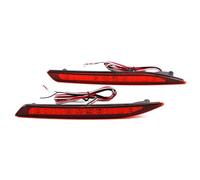 tusgt Rear Bumper Reflector Light For Accord For 9th 2014-2016 Rear Bumper Reflector Light Red LED Brake Warning Light Styling Car Brake Lamp