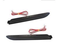 tusgt Rear Bumper Reflector Light For Lexus For IS-F 2008-2011 Bumper Reflector Lights Tail/Brake Rear Fog Lamp Car Brake Lamp(Smoke Lens)