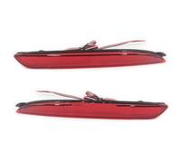 tusgt Rear Bumper Reflector Light For Mazda 3 2010-2013 LED Rear Bumper Reflector Lamp Reversing Backup Brake Stop Light BBM4515M0C Car Brake Lamp(Red Shell)