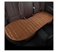 tusgt Rear Car Seat Covers Flocking Cloth Cushion Non Slide Checkered Winter Keep Warm Mat Pad Universal Seat Covers Protectors(Coffee)