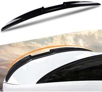 tushijie Rear Spoiler for Audi A4 B7 2005-2008, MP Style Ducktail Trunk Lip, ABS Plastic Car Styling Body Kit, Easy Installation,Carbon Fiber Look/A