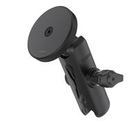 TUSITA 1" Ball Magnetic Car Phone Holder with Double Socket Arm Compatible with iPhone Magsafe, for Ram Mount B Size Base