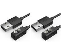 TUSITA Magnetic Charger Cable Compatible with LEDLENSER P&H Models - 1.2M / 4ft. (Pack of 2)