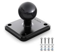 TUSITA Metal Rectangular AMPS Connection Plate with B Size 1" Ball