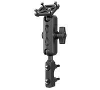 TUSITA Motorcycle GPS Mount Brake Clutch Reservoir Compatible with Garmin Montana, Zumo XT GPS -, Double Socket Arm - B Size Medium