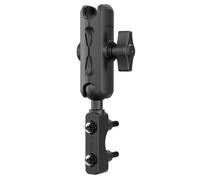 TUSITA Motorcycle Mount Brake Clutch Reservoir Ball Base B Size 1", Double Socket Arm - B Size Medium