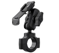 TUSITA Motorcycle Mount Double Socket Arm Handlebar Base Compatible with Garmin Handheld GPS