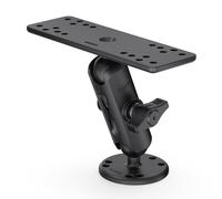 TUSITA Universal Marine Electronic Mount - B Size Medium, Aluminum Fish Finder Mount with 1" Ball for Boat, 360° Rotation, High Salt Water Resistant, Compatible with Garmin, Lowrance and More