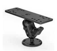 TUSITA Universal Marine Electronic Mount - B Size Short, Aluminum Fish Finder Mount with 1" Ball for Boat, 360° Rotation, High Salt Water Resistant, Compatible with Garmin, Lowrance and More