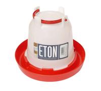 Tusk Eton Plastic Poultry Drinker White/red (12 Litres)